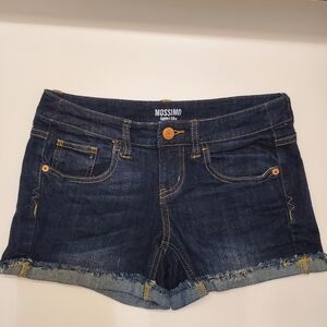 Mossimo Supply Co. Dark Blue Jean Shorts